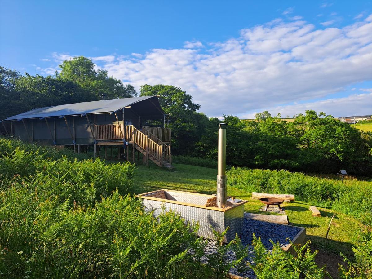 Brackenhill Glamping - Safari Tent With Hot Tub - Sleeps 6 Ivybridge Exteriör bild