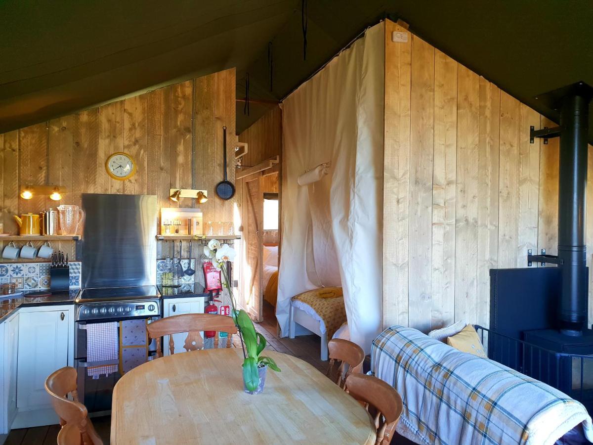 Brackenhill Glamping - Safari Tent With Hot Tub - Sleeps 6 Ivybridge Exteriör bild